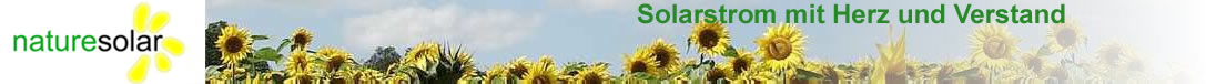 nature solar - Solarstrom mit Herz und Verstand
